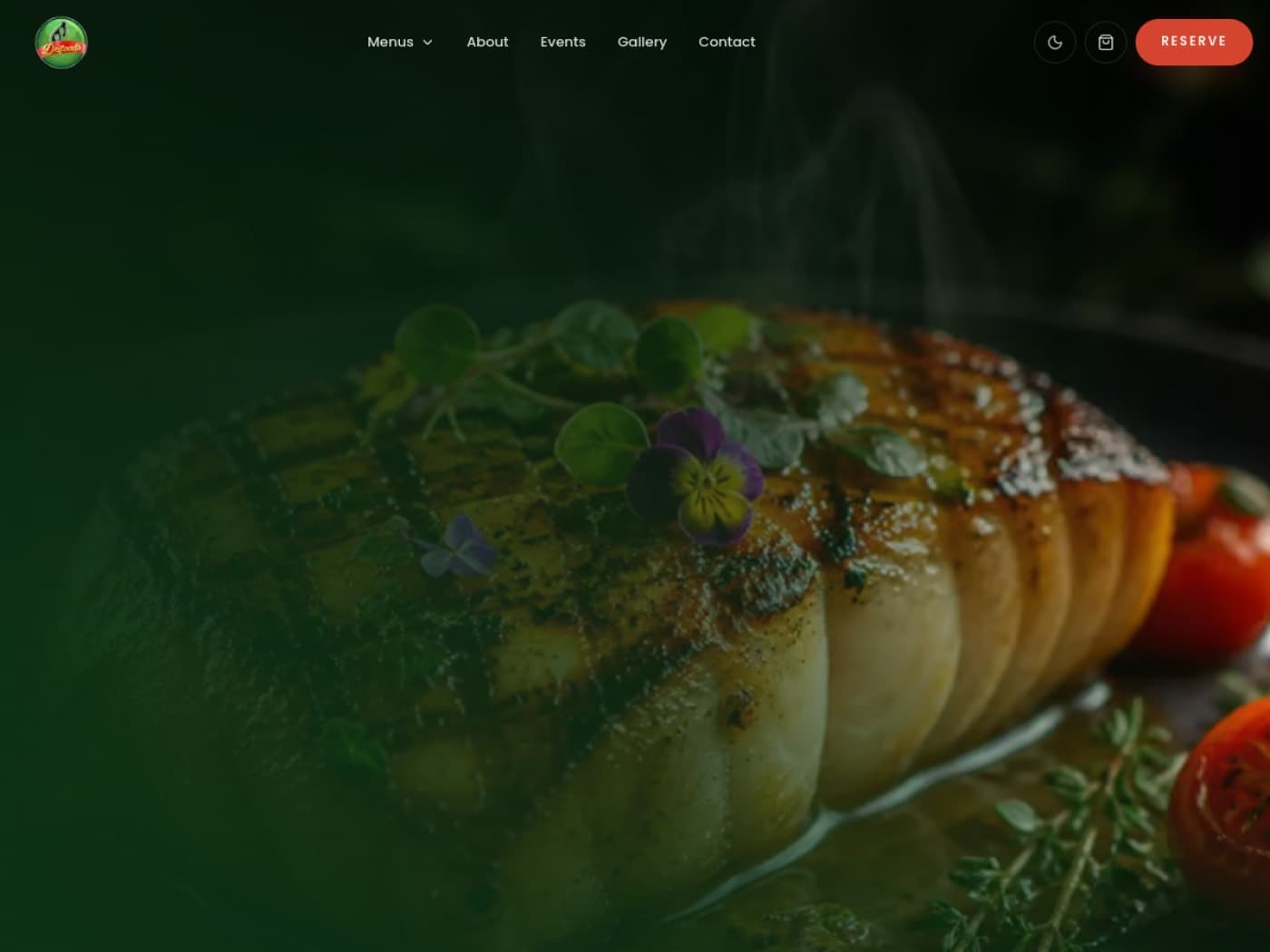 Dzi Foods website homepage